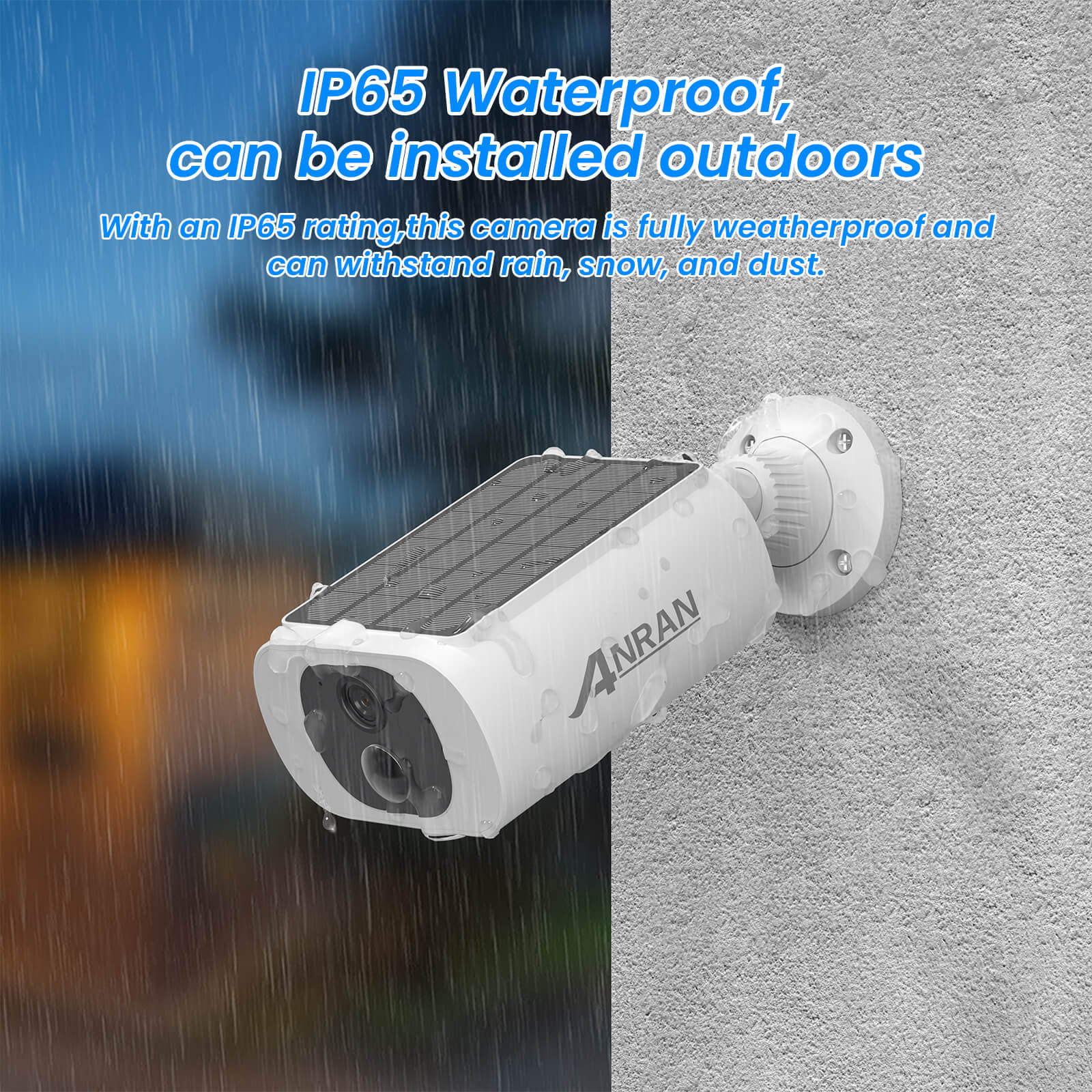 ANRAN C3 5MP Integrierte Solar-Batterie-Kamera